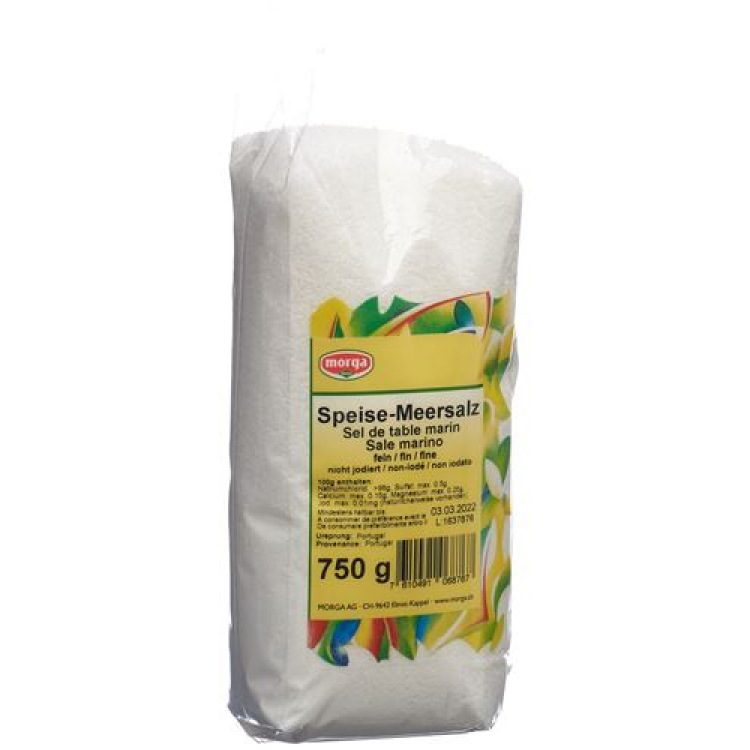 Morga drobna sól morska 750 g bag