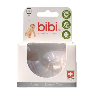 BIBI tetina silicona dental para tea duo 6 x 2 uds