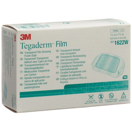 3M Tegaderm Film transparent dressing 4.4x4.4cm 100 pcs