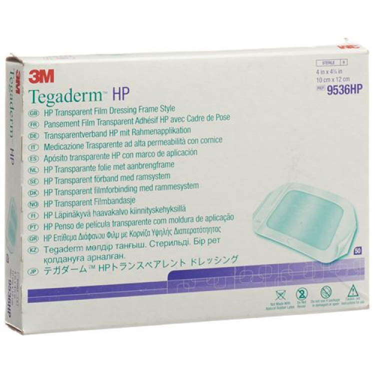 3M Tegaderm HP haavaplaaster 10x12cm ristkülikukujuline 50 tk