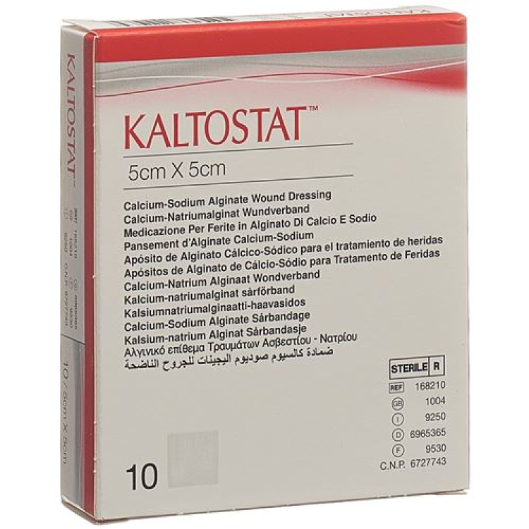 KALTOSTAT 압축 5x5cm 무균 10개