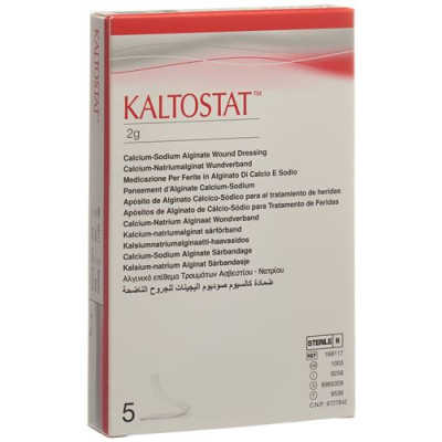 Kaltostat tampons sterile 5 x 2 g