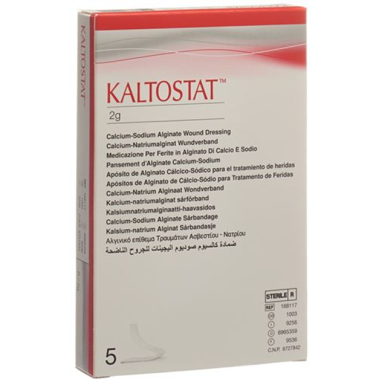 KALTOSTAT tampons sterile 5 x 2 g