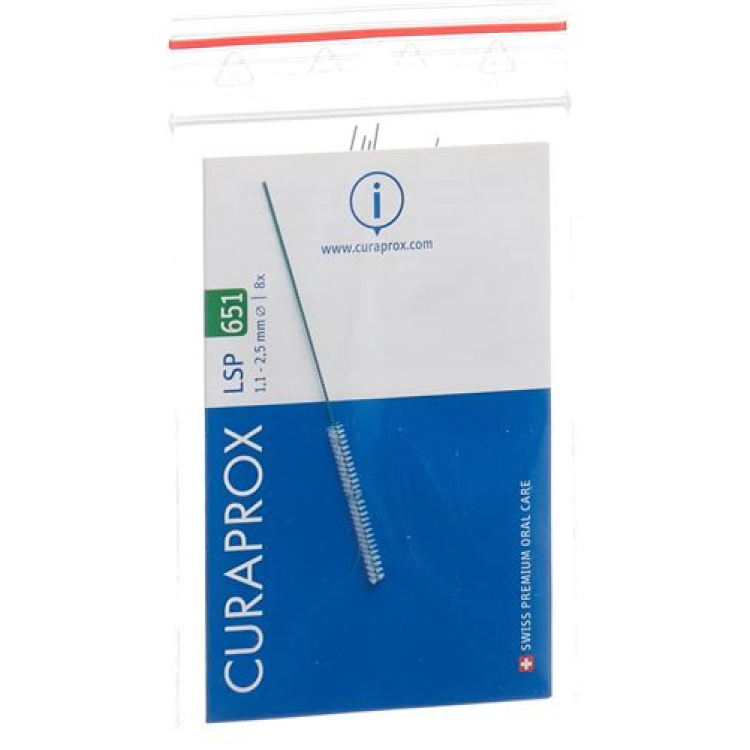 Curaprox LSP 651 brush xx-fine interdental ჯაგრისები 8 ც