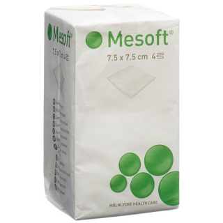 Mesoft NW compresses 7.5x7.5cm non-sterile 100 pcs
