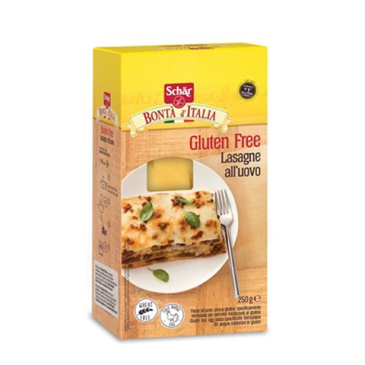 SCHÄR lasagne gluten-free 250 ក្រាម។