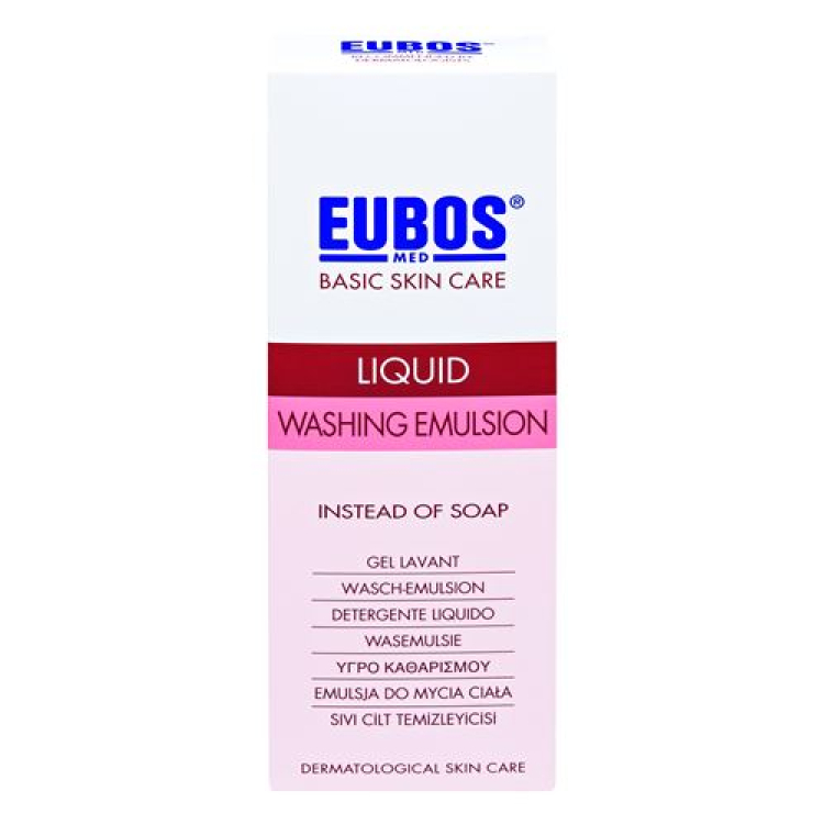 Eubos soap liq perfumed pink dispenser 400 ml