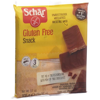 Schär snack m sô cô la không chứa gluten 3 x 35 g