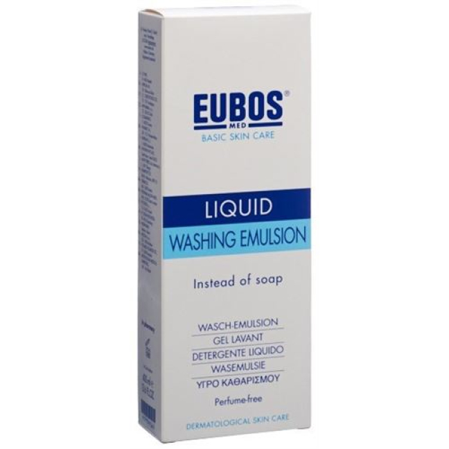 Eubos jabon liq sin perfume azul dosificador 400 ml