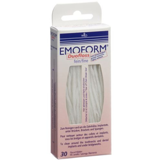 Emoform duofloss для чистки мостов и имплантатов 30 шт.