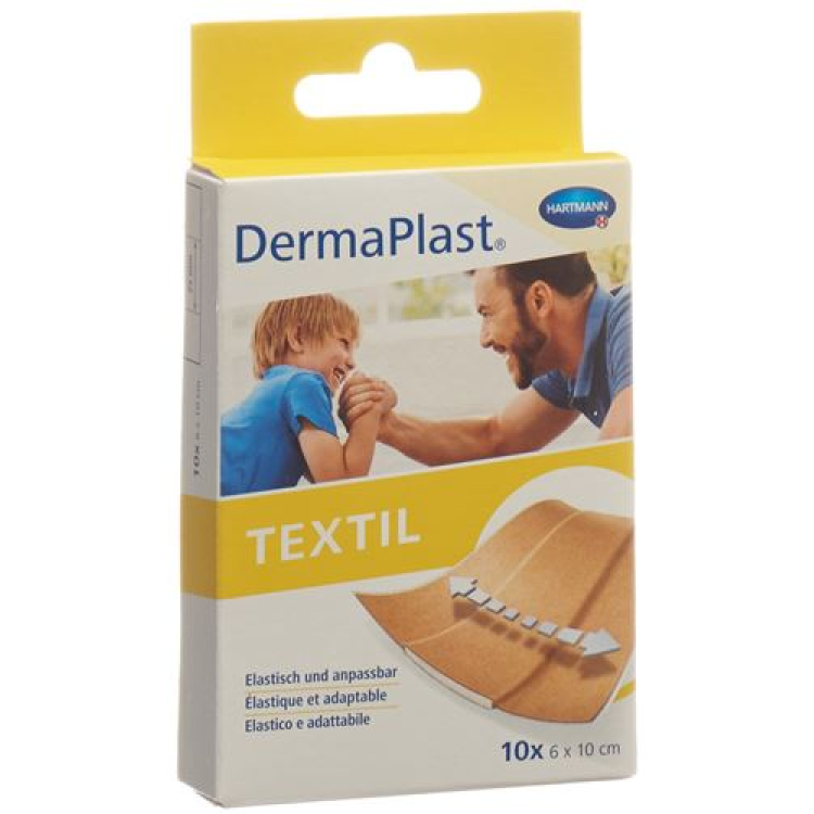 DermaPlast TEXTILE Schnellverb 6x10cm 10 ც