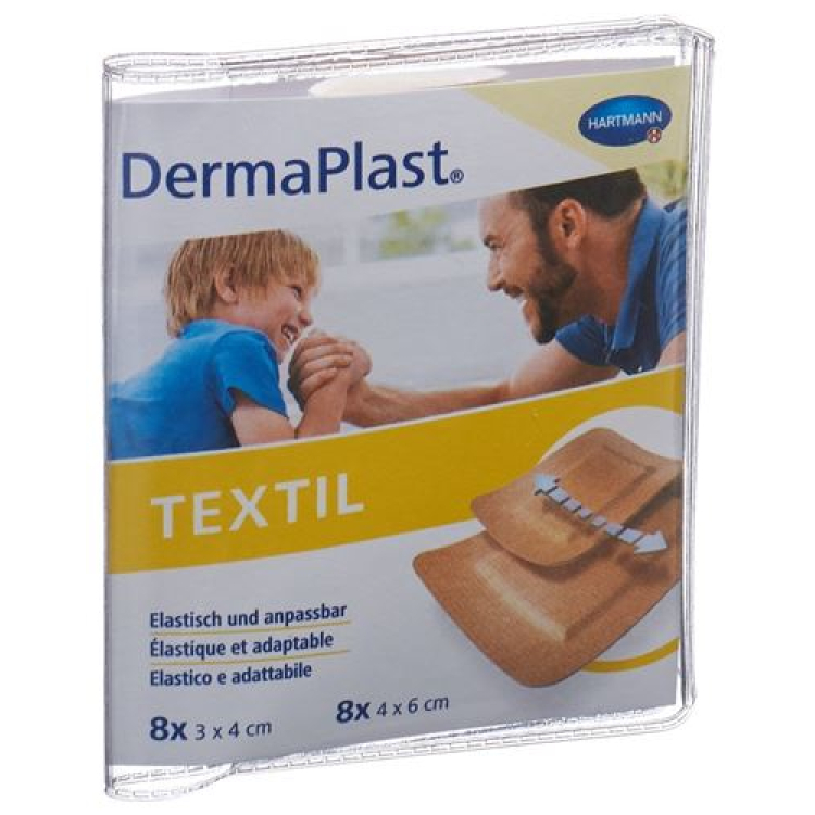 DermaPlast TEXTILE सेंट्रो स्ट्रिप ऐस स्किन-16 पीस