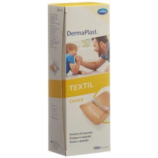 DERMAPLAST TEXTIL Centro 4cmx6cm skin 100 pcs