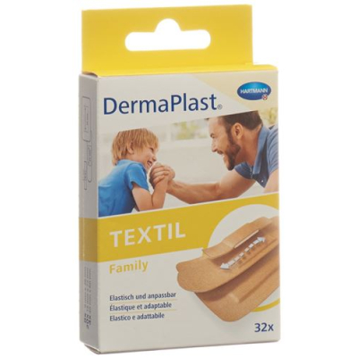 Dermaplast textile family strips ass 32 дана