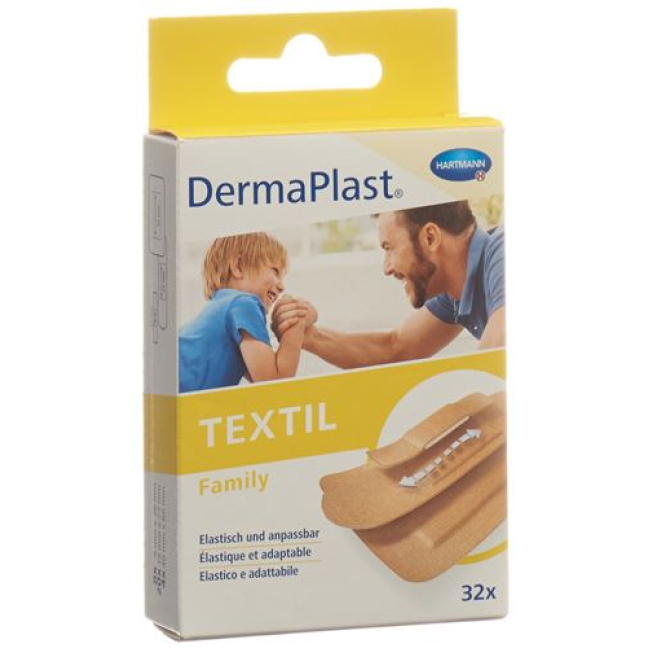 DermaPlast TEXTILE Family Strips: Elastic, Breathable, and Hypoallergenic Wound Dressings