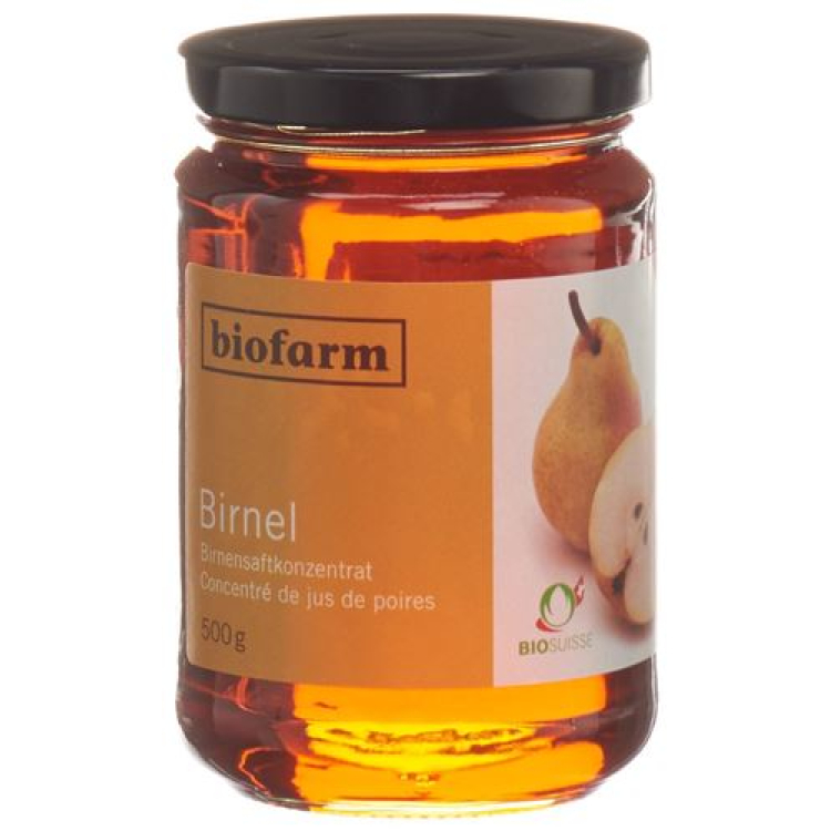 Biofarm Birnendicksaft Knospe Glas 500 g