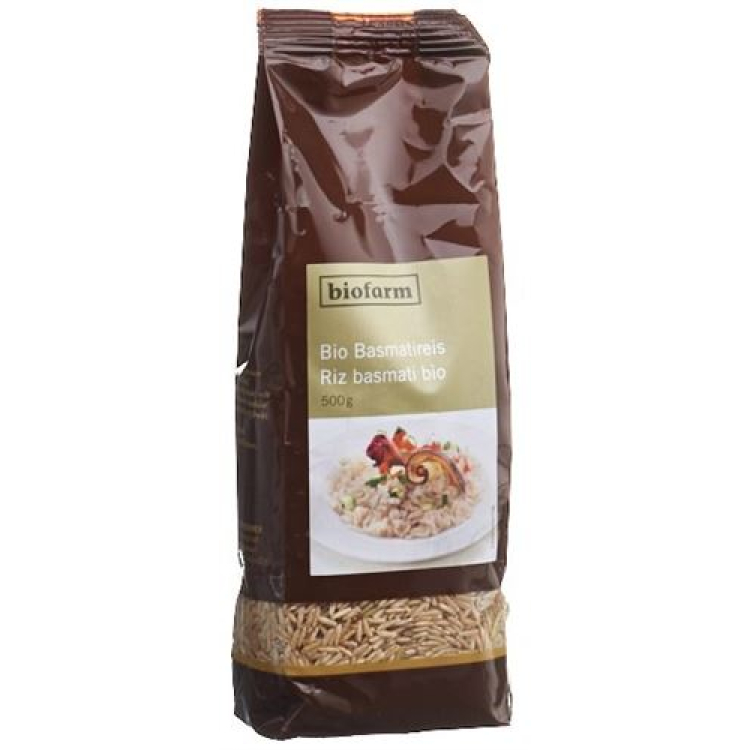 Busta germogli di riso basmati Biofarm 500 g