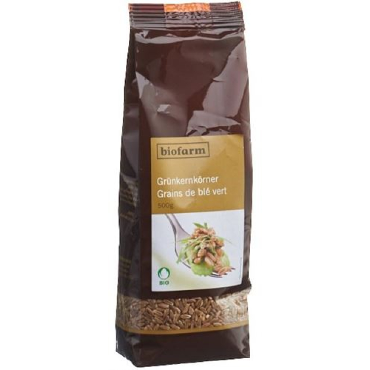 Biofarm grøn spelt knoppose 500 g