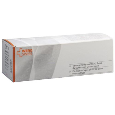 Wero swiss lux гъвкава превръзка 4mx8cm бяла 20 бр