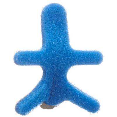 Omnimed dalco frog finger splint m silberblau