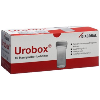 Urobox urine sample container sterile 60ml 10 pcs