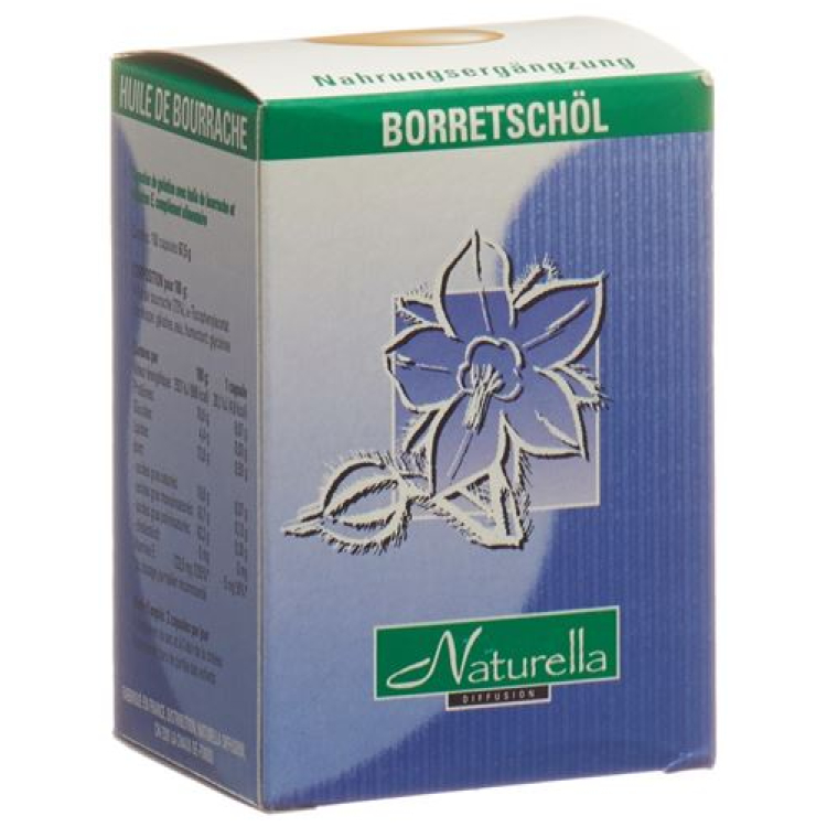 NATURELLA Reines Borretschöl Kaps 500 mg 30 Stk