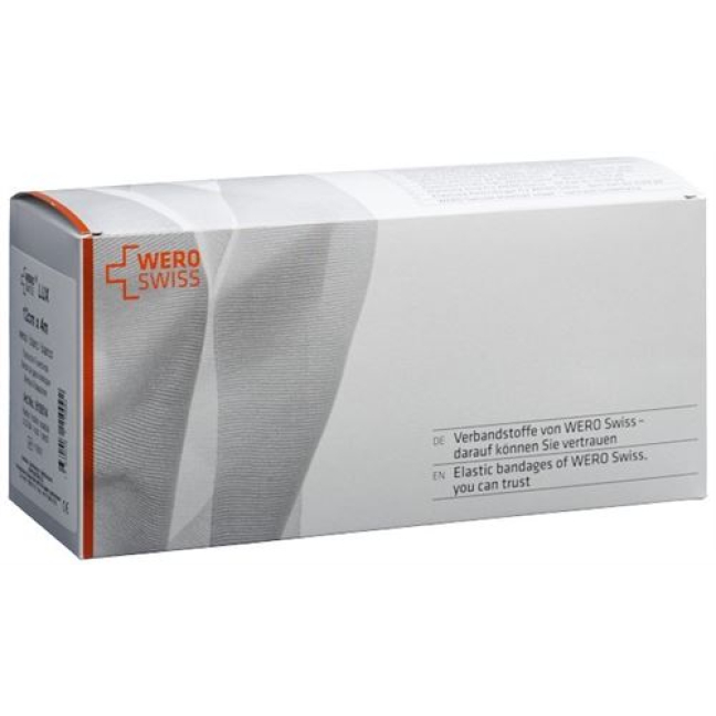WERO SWISS Lux elastic fixation bandage 4mx12cm white 20 pcs