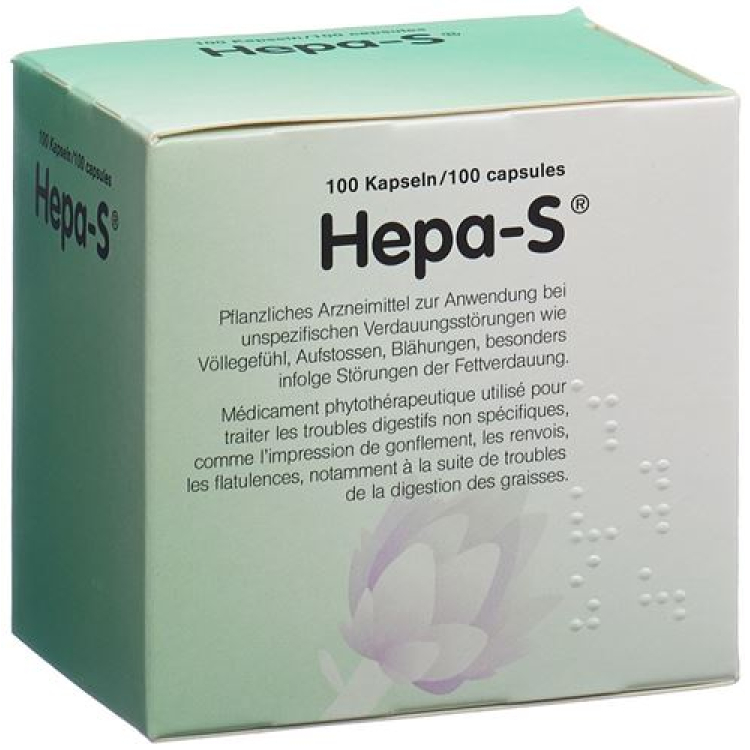 Hepa-S kapsulės 100 vnt