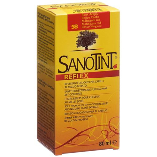 Sanotint Reflex шаш бояуы 58 қызыл қызыл ағаш