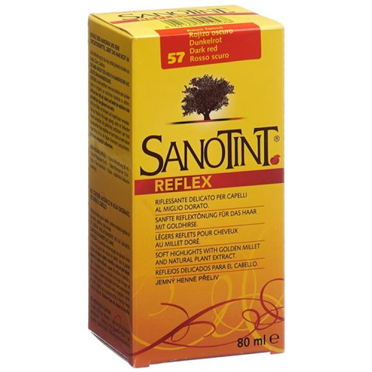 Sanotint Reflex Hair Dye 57 merah tua