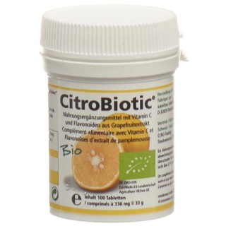 Extracto de semilla de pomelo Citrobiotic tabletas Bio 100 uds