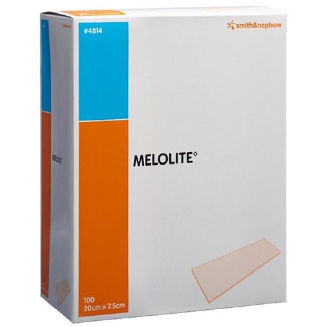 MELOLITE wound compress 20cmx7.5cm ster 100 bags