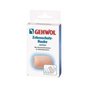 Gehwol capucha de protección para los dedos del pie mediano 2 piezas