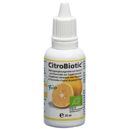 Extrait de pépins de pamplemousse Citrobiotic 20 ml Bio