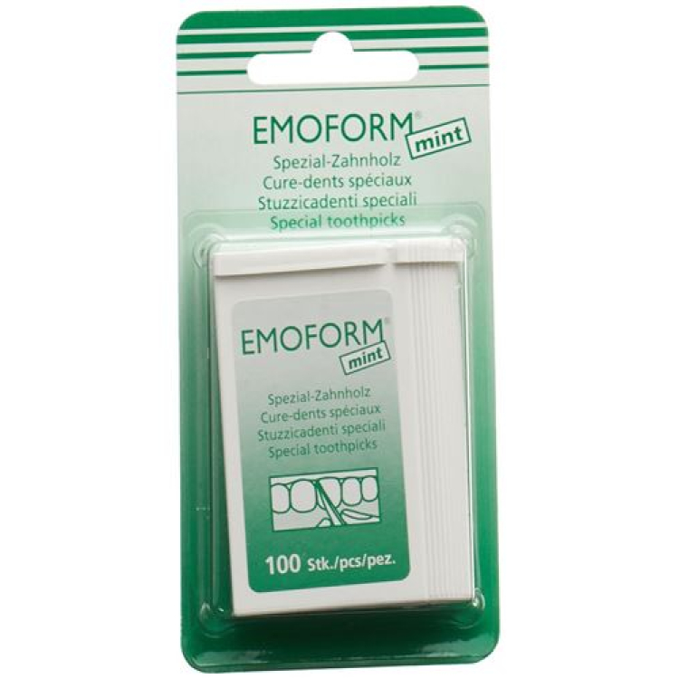 EMOFORM toothpicks mint 100 pcs