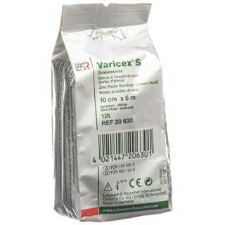 Bandagem de pasta de zinco Varicex S 10cmx5m