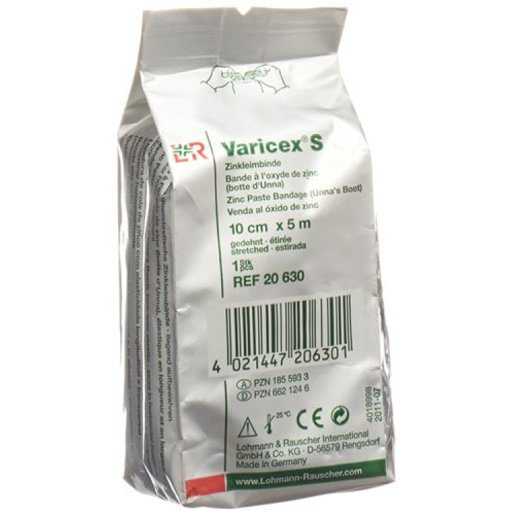 Varicex S zinkpasta bandage 10cmx5m