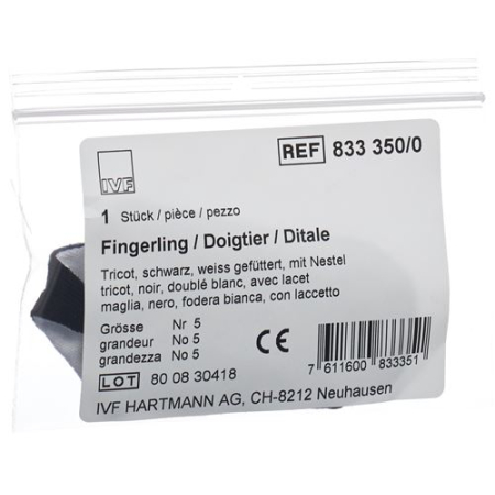 IVF Fingerling Tricot Gr5 შავი