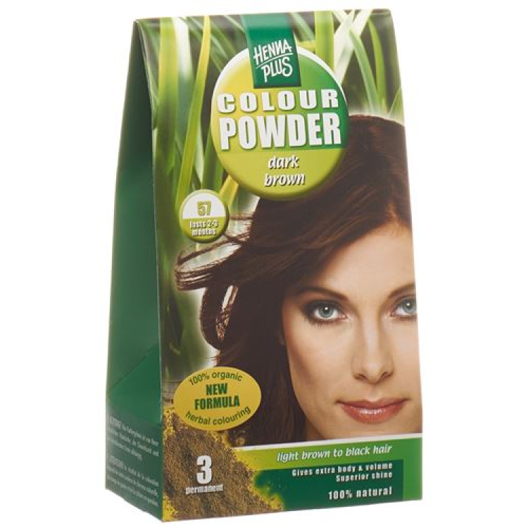 Henna Plus Color Polvo 57 marrón 100 g