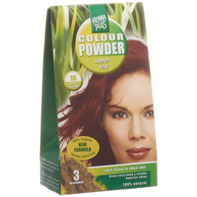 Henna plus color puder 55 super crveni 100 g