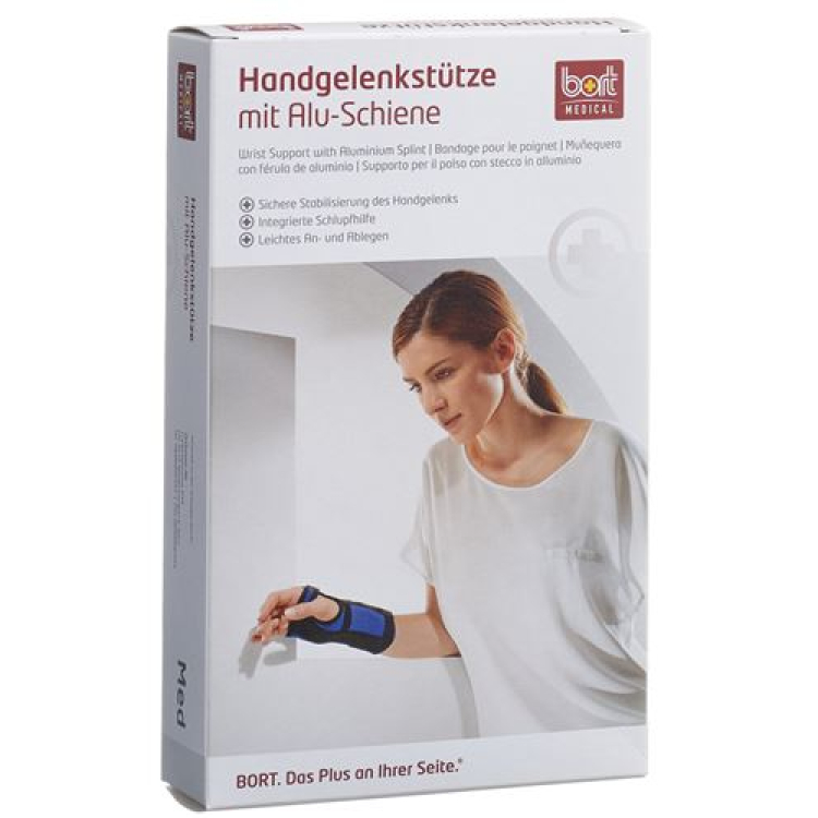 BORT handledsskena höger XS -15cm hud