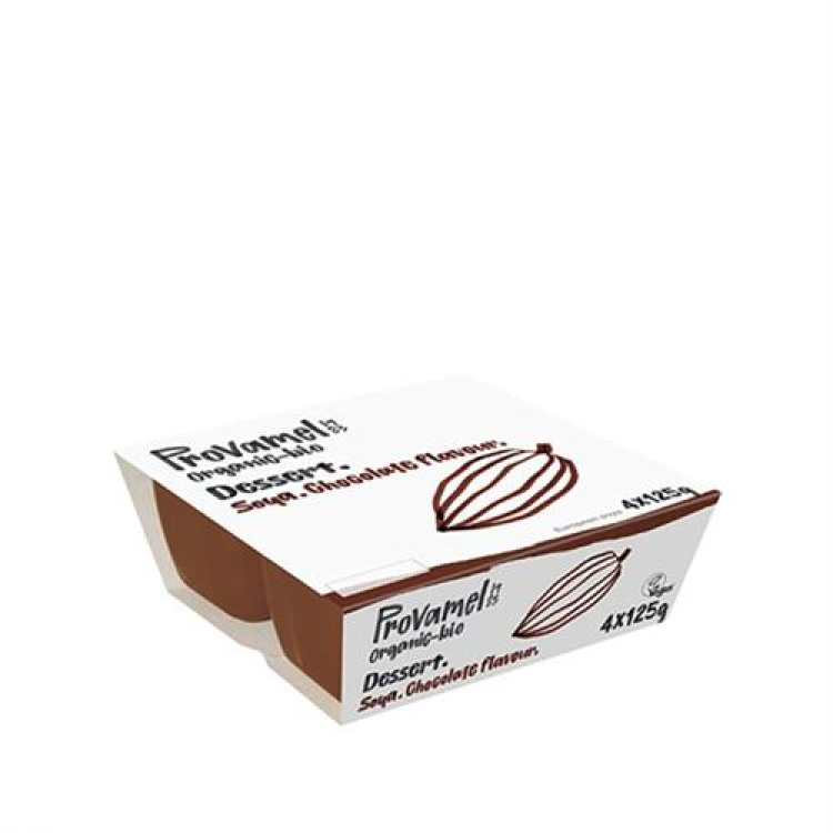 Provamel soja chocoladedessert 4 x 125 g