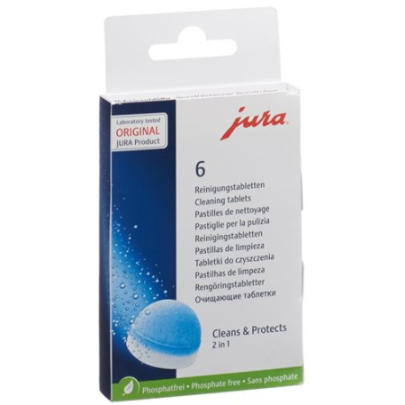 Jura 2 fazlı temizleme tableti 6 adet