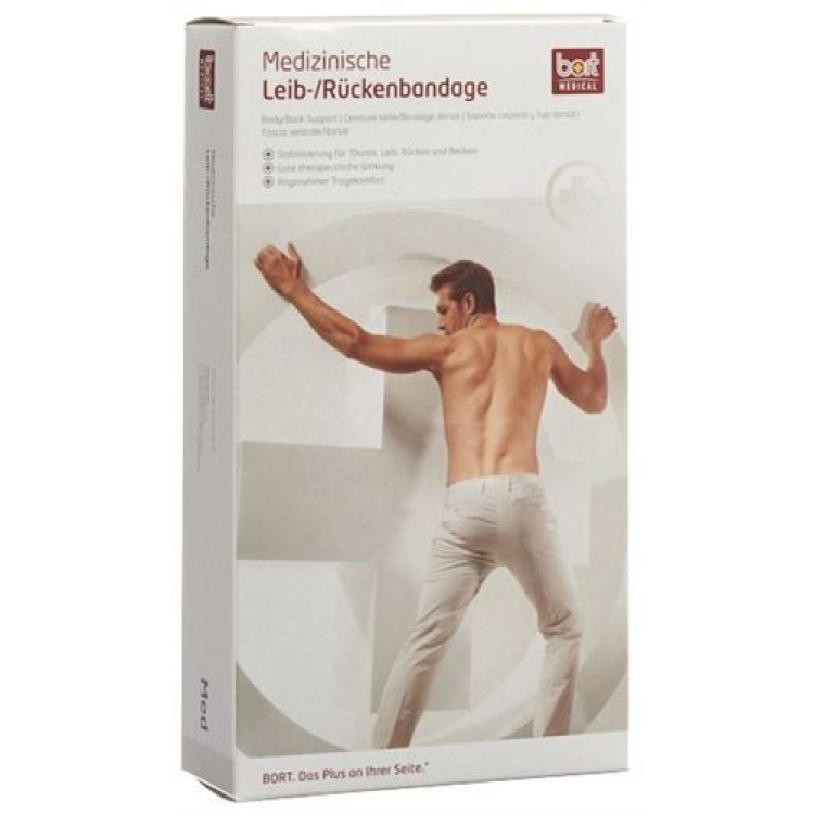 BORT hernia band S -89cm biela