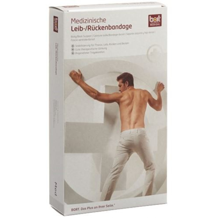 BORT ceinture côtes hommes 16cm L -112cm blanc