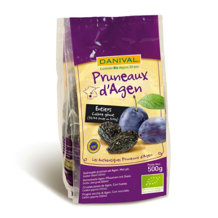 Danival plums Agen with stone 33/44 500 g