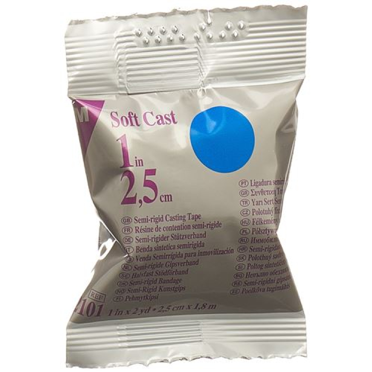 3M Scotchcast Softcast 2.5cmx1.8m biru 10 pcs