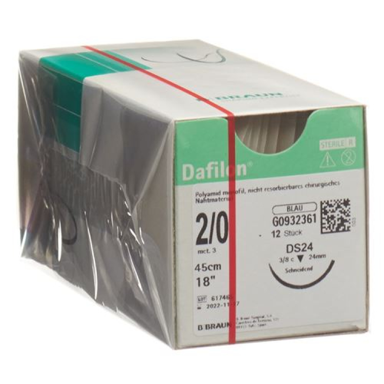 DAFILON 45 sm ko'k DS 24 2-0 12 dona