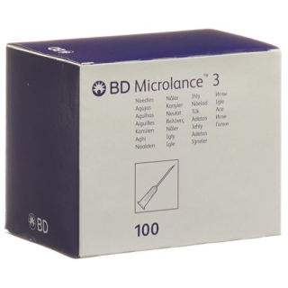 BD Micro Lance 3 injeksjonsnål 1,20x40mm rosa 100 stk.