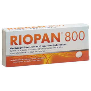 Riopan tbl 800 មីលីក្រាមនៃ 20 ភី